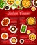 Italian cuisine restaurant menu design template