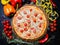 Italian cuisine restaurant menu pizza food cheese