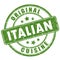 Italian cuisine rubber stamp