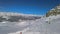 Italian dolomits, skying holiday in alps, trento