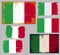 Italian flag collection vector