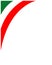 Italian flag corner frame border