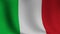 Italian flag fluttering