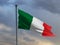 Italian flag, Italy national colors 3D render
