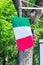 Italian flag on the street