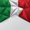 Italian flag template. Vector illustration decorative design