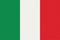 Italian flag, texturised