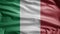 Italian flag waving in the wind. Close up of Italy banner blowing national day