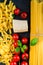 Italian food cooking pasta ingredients