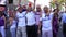 Italian football fans before final match of European Football Championship