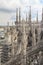 Italian Gothic - spires of Cathedral of Milan