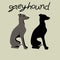 italian greyhound vector illustration style Flat silhouette