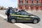 Italian Guardia di Finanza during a checkpoint