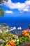 Italian holidays - Capri island, view with Faraglioni rocks