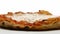 Italian Hot Pizza Margherita closeup rotating 4k footage