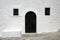 Italian house - Green door and windows