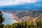Italian island coastline with cliffs beaches and luxury yachts near Sicily