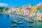 italian island procida is famous for its colorful marina, tiny narrow streets and many beaches which all together