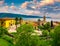 Italian lake houses with stunning view on Lake Garda