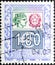 Italian lira in italian vintage stamp