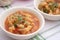 Italian minestrone soup