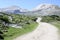 Italian mountain landscape in Dolomiti FANES Nature Park
