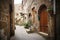 Italian narrow street