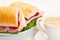 Italian panini sandwich