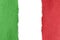 Italian paper flag