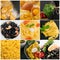 Italian Pasta Food Collage. Various Noodles Collection