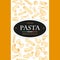Italian pasta template with sketch style drawings. Hand drawn banner. Great for menu, banner, flyer, card, business promote.