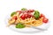 Italian pasta with tomato sauce