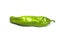 A Italian pepper on white background