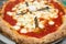 italian pizza Napoli with anchovies close up