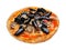 Italian pizza with seafood