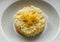 Italian Pumpkin Risotto in a white dish