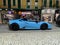 Italian Race Car Baby Blue Lamborghini Speed Automobile Transportation Vehicle Fast Furious Macau Street Luxury Lifestyle