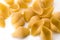 Italian raw dry pasta conchiglioni