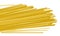 Italian raw pasta spaghetti realistic vector