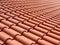 Italian red roof tiles