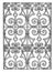 Italian Renaissance Pattern  is a repeating scroll-like ornament between parallel bars, vintage engraving