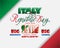 Italian Republic day, sales and commercial events