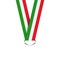 Italian ribbon for medal, Italian tricolor