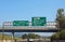 italian road sign on motorway