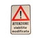 Italian roadsign