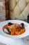 Italian Seafood Tomato Pasta