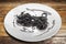 Italian spaghetti al nero di seppia, Black pasta squid ink