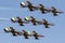 Italian special unit airforce - Frecce Tricolori -