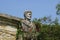 Italian Statue at Hever Castle Garden in England.