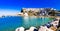 Italian summer holidays - coastal Peschici town. Puglia